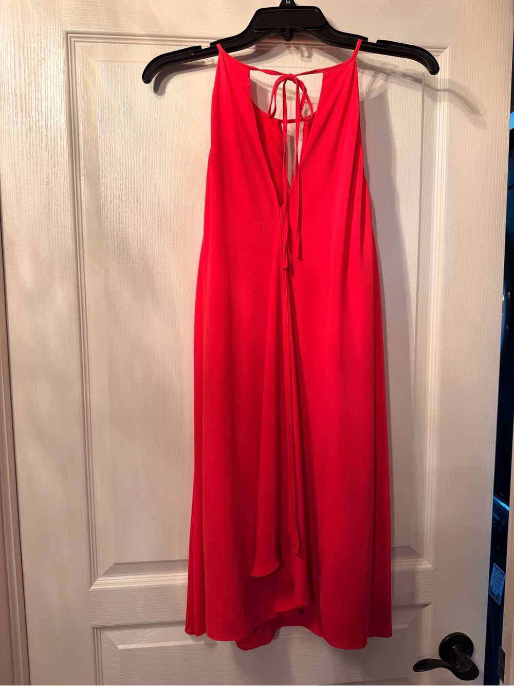 BCBGMaxAzria Red Ruffled Halter Mini Dress - Picture 4 of 12
